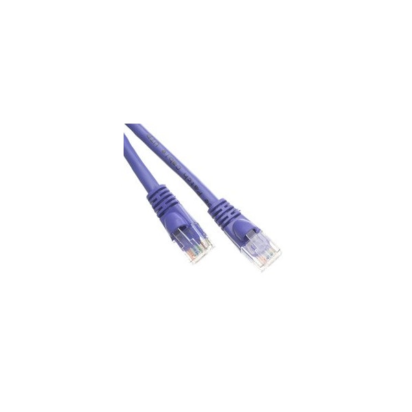 Cable Wholesale Cat6 Purple Copper Ethernet Patch Cable, Snagless/Molded Boot, POE Compliant, 4 foot 10X8-04104 - main